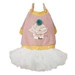 Louisdog Girlfriend Cardigan Pink Yellow